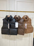 Leather Half Sleeves Puffer Jacket